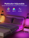 Darrahopens Home & Garden > Lighting > Wall Lights Battery Operated Wall Sconce, Wireless Wall Lights Set of 2, 13 RGB Colors Dimmable Battery Powered Wall Lamp with Remote Memory Function Auto Timer for Bedroom Living Room Hallway