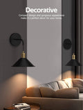 Darrahopens Home & Garden > Lighting > Wall Lights Battery Operated Wall Sconce, Wireless Wall Lights Set of 2, 13 RGB Colors Dimmable Battery Powered Wall Lamp with Remote Memory Function Auto Timer for Bedroom Living Room Hallway