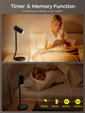 Darrahopens Home & Garden > Lighting > Wall Lights Cordless Table Lamps, Battery Operated Portable Table Light with Magnetic Adjustable Angle Head, 5000mAh Rechargeable Lamp with CCT Dimming for Patio Party Restaurant Dining Home 2 Packs