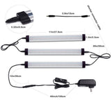 Darrahopens Home & Garden > Lighting > Wall Lights Dimmable Led Under Cabinet Lighting Bar Linkable Kits with Rocker Switch Under Counter Kitchen,Showcase,Shelf Lighting(3 Panel Kits Cold White)