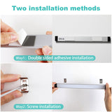 Darrahopens Home & Garden > Lighting > Wall Lights Dimmable Led Under Cabinet Lighting Bar Linkable Kits with Rocker Switch Under Counter Kitchen,Showcase,Shelf Lighting(3 Panel Kits Warm White)