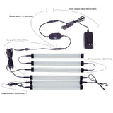 Darrahopens Home & Garden > Lighting > Wall Lights Dimmable Led Under Cabinet Lighting Bar Linkable Kits with Rocker Switch Under Counter Kitchen,Showcase,Shelf Lighting(6 Panel Kits Cold White)