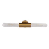 Darrahopens Home & Garden > Lighting > Wall Lights Gold Wall Sconce Light Fixture with 2 Glass Lampshade LED Bathroom Vanity Light Wall Mount Lamp for Bathroom Bedroom 85‑265V In Australia - Darrahopens