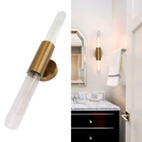 Darrahopens Home & Garden > Lighting > Wall Lights Gold Wall Sconce Light Fixture with 2 Glass Lampshade LED Bathroom Vanity Light Wall Mount Lamp for Bathroom Bedroom 85‑265V In Australia - Darrahopens