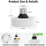 Darrahopens Home & Garden > Lighting > Wall Lights LED Puck Lights with Remote Battery Powered RGB Puck Light for E27 Chandelier,Dimmable Puck Light for Table Lamp Cupboard