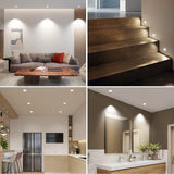 Darrahopens Home & Garden > Lighting > Wall Lights LED Small Recessed Ceiling Lights Spot Lights Downlights,IP54 Ceiling Ultra Slim 9 Pack,Small Spot Lamp with Hardwired for Kitchen,Stairs,Hallway,DIY Lighting,Bookshelf (6000K Daylight White)