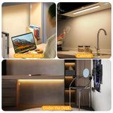 Darrahopens Home & Garden > Lighting > Wall Lights LED Under Cabinet Kitchen Lights for Motion Sensor Light,Dimmable 4000K Under Cupboard Light,Under Counter Light with Automatic Shut Off Timer (Natural White) [Energy Class E]