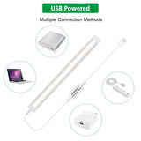 Darrahopens Home & Garden > Lighting > Wall Lights Led Under Cupboard Kitchen Lights, Dimmable Bar Cupboard Lights with Remote Control for Wardrobe,Cupboards, Closets, Display Cabinets（Natural White,2 Pack）
