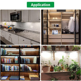 Darrahopens Home & Garden > Lighting > Wall Lights Led Under Cupboard Kitchen Lights, Dimmable Bar Cupboard Lights with Remote Control for Wardrobe,Cupboards, Closets, Display Cabinets（Natural White,2 Pack）