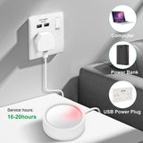 Darrahopens Home & Garden > Lighting > Wall Lights Night Light Wireless Wall Light Indoor LED 2 Pack,Battery Operated Wall Lights Rechargeable Lamp with Remote,Touch Lamp Dimmable Wall Sconces Bedside Lamp for Bedroom Livingroom (Black, 2Pack) [Energy Class E]