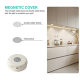Darrahopens Home & Garden > Lighting > Wall Lights Pack of 6 Under-Unit Lights Kitchen LED Cabinet Lighting Wireless with Remote Control Cabinet Lighting Rechargeable Battery Dimmable Under Cabinet Light for Showcases, Wine Cabinet