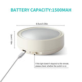 Darrahopens Home & Garden > Lighting > Wall Lights Pack of 6 Under-Unit Lights Kitchen LED Cabinet Lighting Wireless with Remote Control Cabinet Lighting Rechargeable Battery Dimmable Under Cabinet Light for Showcases, Wine Cabinet