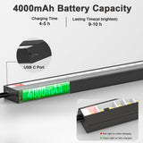 Darrahopens Home & Garden > Lighting > Wall Lights Picture Light Battery Operated, 16in Wireless Art Light for Paintings Color Temperature Adjustable Dimmable Battery Picture Light with Remote Control for Gallery Dartboard Art Bedroom Bathroom