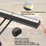 Darrahopens Home & Garden > Lighting > Wall Lights Picture Light Battery Operated, 16in Wireless Art Light for Paintings Color Temperature Adjustable Dimmable Battery Picture Light with Remote Control for Gallery Dartboard Art Bedroom Bathroom
