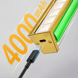 Darrahopens Home & Garden > Lighting > Wall Lights Picture Lights for Wall, Battery Operated Picture Light 16in Gallery Light for Paintings CCT Dimmable Gold