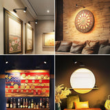 Darrahopens Home & Garden > Lighting > Wall Lights Rechargeable Picture Light with Remote Control, Adjustable Wall Sconce, 4000mAh Battery, Dimmable LED Art Light for Gallery, Bedroom & Bathroom