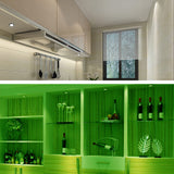 Darrahopens Home & Garden > Lighting > Wall Lights RGB Single LED Kitchen Under Cabinet Puck Light,Color Changing LED Under Cabinet Lights Kit,Aluminum Slim Multi Color Wired Display Cupboard Light for Kitchen 2 PCS