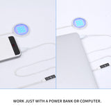 Darrahopens Home & Garden > Lighting > Wall Lights RGB Single LED Kitchen Under Cabinet Puck Light,Color Changing LED Under Cabinet Lights Kit,Aluminum Slim Multi Color Wired Display Cupboard Light for Kitchen 2 PCS