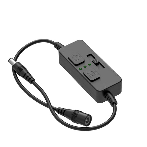 Darrahopens Home & Garden > Lighting > Wall Lights Single Color Slider Dimmer with Timer - PWM 1pc DC 5V/12V/24V LED Controller, 36W Max, Slide Brightness Control & Auto-Off for LED Strip Lights, Closet, Counter, Aquarium Lighting (Black)