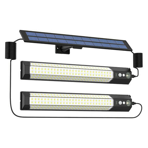 Darrahopens Home & Garden > Lighting > Wall Lights Solar Powered LED Motion Sensor Wall Light, Black, 2000LM, IP65, 3 Modes In Australia - Darrahopens