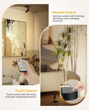 Darrahopens Home & Garden > Lighting > Wall Lights Spotlights Indoor, No-Glare Rechargeable Floor Can Light for Plants with Remote, Wireless Art Accent Spot Lights Uplight for Painting, Picture, Dartboard, Home, Corner Sofa Display