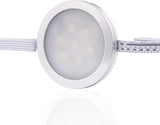 Darrahopens Home & Garden > Lighting > Wall Lights Under Counter LED Light Kit, RGBW Under Cabinet Lighting, 10 Packs Colored Cabinet Lights with Wireless 40-Key IR Dimmable Remote Control (10 Lights)