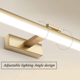 Darrahopens Home & Garden > Lighting > Wall Lights Wall light LED for mirror, adjustable wall light 40-50 cm for bathroom, wardrobe and toilet