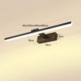 Darrahopens Home & Garden > Lighting > Wall Lights Wall light LED for mirror, adjustable wall light 40-50 cm for bathroom, wardrobe and toilet