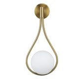 Darrahopens Home & Garden > Lighting > Wall Lights Water Drop Wall Light LED Globe Wall Sconce Golden Indoor Decor Lamp for Living Room Bedroom Aisle Stairs In Australia - Darrahopens