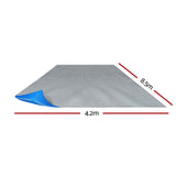 darrahopens Home & Garden > Pool & Accessories Aquabuddy 8.5M X 4.2M Solar Swimming Pool Cover 500 Micron Outdoor Blanket