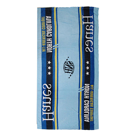 Darrahopens Home & Garden > Pool & Accessories > Beach Towels 100% Cotton Velour Beach Towel - Hanes Blue