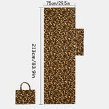 Darrahopens Home & Garden > Pool & Accessories > Beach Towels 2-in-1 Microfiber Sun Lounger Towel & Portable Tote Bag - Sand-Free & Quick Dry Beach Chair Cover with Side Pockets (ST006 / 75x211cm)