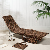 Darrahopens Home & Garden > Pool & Accessories > Beach Towels 2-in-1 Microfiber Sun Lounger Towel & Portable Tote Bag - Sand-Free & Quick Dry Beach Chair Cover with Side Pockets (ST006 / 75x211cm)
