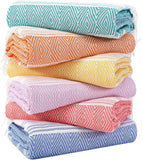 Darrahopens Home & Garden > Pool & Accessories > Beach Towels 6 Pack Oversized Turkish Beach Towels, Quick-Dry Sand-Free Towels for Swimming, Bath, Camping, Travel and Poolside Use, Coral, 177.8 x 89 cm In Australia - Darrahopens