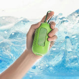 Darrahopens Home & Garden > Pool & Accessories > Beach Towels Instant Cooling Towel – Quick-Dry Sport Towel with EVA Storage Case & Carabiner Clip, Ideal for Gym, Outdoor, Travel Swimming(Green)