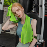 Darrahopens Home & Garden > Pool & Accessories > Beach Towels Instant Cooling Towel – Quick-Dry Sport Towel with EVA Storage Case & Carabiner Clip, Ideal for Gym, Outdoor, Travel Swimming(Purple)