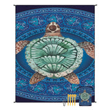 Darrahopens Home & Garden > Pool & Accessories > Beach Towels Style STD-001-11 Blue Quick Dry Beach Mat Sand Proof Waterproof Outdoor Picnic Blanket - Compact & Lightweight