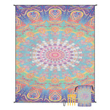 Darrahopens Home & Garden > Pool & Accessories > Beach Towels Style STD-001-5 Colorful Quick Dry Beach Mat Sand Proof Waterproof Outdoor Picnic Blanket - Compact & Lightweight