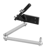 Darrahopens Home & Garden > Pool & Accessories > Beach Towels VEVOR Lawn Mower Blade Sharpener and Balancer, 15° - 45° Adjustable Lawnmower Blade Sharpening Tool with 4 Adapter Pins, Ball Bearings & 25mm Enlarged Handle, Compatible with Most Angle Grinders