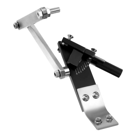 Darrahopens Home & Garden > Pool & Accessories > Beach Towels VEVOR Lawn Mower Blade Sharpener and Balancer, 15° - 45° Adjustable Lawnmower Blade Sharpening Tool with 4 Adapter Pins, Ball Bearings & 25mm Enlarged Handle, Compatible with Most Angle Grinders