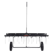 Darrahopens Home & Garden > Pool & Accessories > Beach Towels VEVOR Tow Behind Dethatcher, 1015mm Tow Dethatcher with 20 Spring Steel Tines, Lawn Dethatcher Rake for ATV or Mower, Tow Behind Lawn Rake with Lift Handle for Garden Farm Grass