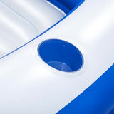 Darrahopens Home & Garden > Pool & Accessories Bestway Kids Inflatable Pool Above Ground Pools Bench Seat Cup Holder 231x219cm