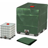 Darrahopens Home & Garden > Pool & Accessories > Pool Covers & Accessories 1000L Ibc Tank Cover, Water Tank Cover, Tank Protective Cover, Dustproof Tank Cover, Green 120 X 100 X 116 Cm