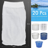 Darrahopens Home & Garden > Pool & Accessories > Pool Covers & Accessories 20pcs Pool Skimmer Socks, Pool Filter Socks for Above Ground Pool Skimmer to Catch Leaves, Protect the Pool and Clean It