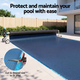 Darrahopens Home & Garden > Pool & Accessories > Pool Covers & Accessories Aqua Buddy Pool Cover 500 Micron 9.5x5m w/ Blue Roller 5.55m Swimming Pools Black Solar Blanket In Australia - Darrahopens