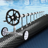 Darrahopens Home & Garden > Pool & Accessories > Pool Covers & Accessories Aqua Buddy Pool Cover 600 Micron 12x6.4m w/ Roller 6.55m Swimming Pools Black Solar Blanket In Australia - Darrahopens