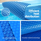 Darrahopens Home & Garden > Pool & Accessories > Pool Covers & Accessories Aqua Buddy Pool Cover 600 Micron Bubble Heat Solar Blanket Shed Blue 9.5x5m