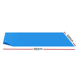 Darrahopens Home & Garden > Pool & Accessories > Pool Covers & Accessories Aqua Buddy Pool Cover 600 Micron Bubble Heat Solar Blanket Shed Blue 9.5x5m