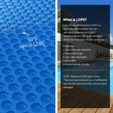 Darrahopens Home & Garden > Pool & Accessories > Pool Covers & Accessories Aqua Buddy Pool Cover 600 Micron Heat Solar Blanket 9.5x5m w/ 5.55m Roller