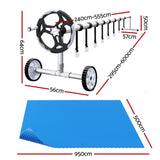 Darrahopens Home & Garden > Pool & Accessories > Pool Covers & Accessories Aqua Buddy Pool Cover 600 Micron Heat Solar Blanket 9.5x5m w/ 5.55m Roller